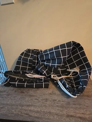 2 件装杂货塑料袋支架适用于购物袋 Fabic 悬挂式存储 22x10 — 第 1/4 张图片