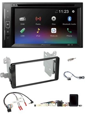Pioneer Bluetooth Lenkrad USB 2DIN DAB DVD Autoradio für Mitsubishi Outlander 19 - Bild 1 von 4