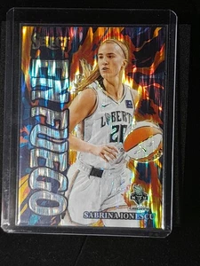 Sabrina Ionescu 2024 Panini Select En Fuego Silver Flash Prizm #2 Liberty 🔥🔥 - Picture 1 of 2