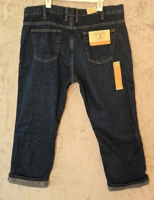 Красная голова - флис с подкладкой мужские джинсы - расслабленный крой - размер 42 X 30 - * новый * - Изображение 1 из 4