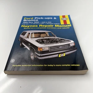 Haynes 36058 Repair Manual Ford Pick-Ups & Bronco 1980-1996 2wd & 4wd F100 F350 - Bild 1 von 4