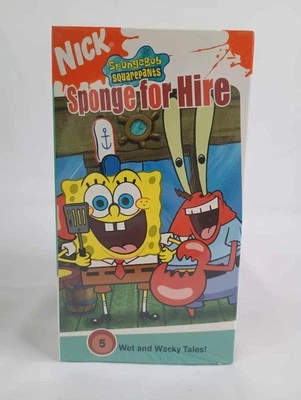 Spongebob Squarepants Sponge for Hire VHS 2004 BRAND NEW SEALED - Image 1 of 4