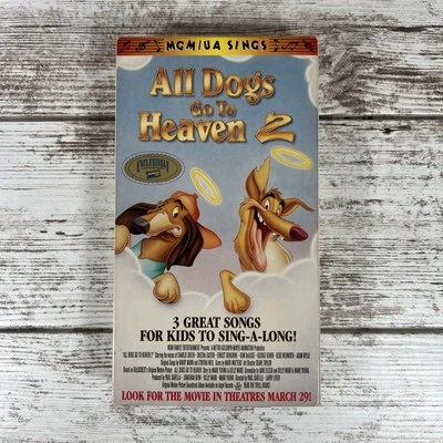 All Dogs Go To Heaven 2: Sing-A-Long (VHS, 1996) - Image 1 of 4