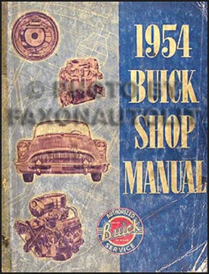 1954 Buick Originale Riparazione Negozio Manuale Speciale Roadmaster Secolo - Immagine 1 di 2
