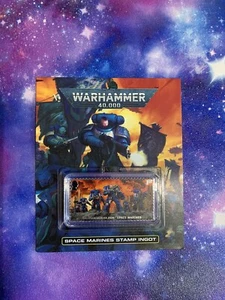 Warhammer 40K Royal Mail Stempel Silberbarren Limited Edition Nr. 0143 Kostenloses P&P - Bild 1 von 3