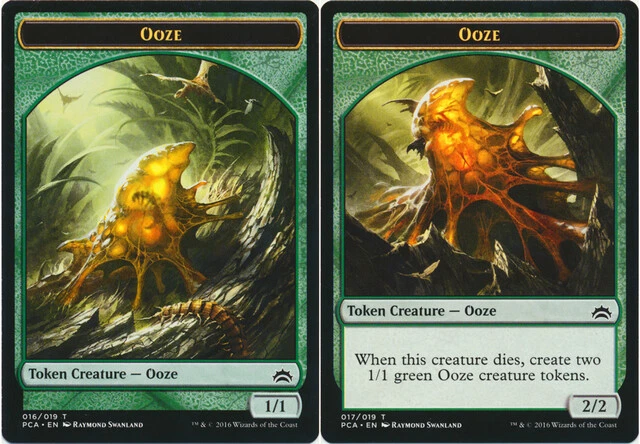 MTG - Ooze Token // Ooze Token, Planechase Anthology - Image 1 of 1