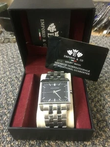 Armani Exchange Heavy 4 1/2 Oz Mens Watch 8" band 1" wide 39mm case Casual Dress - Picture 1 of 12