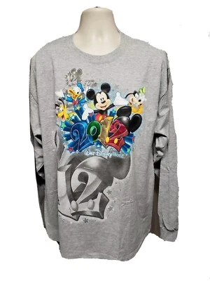 Camiseta Walt Disney World 2012 gris adulto XL manga larga Foto 1 de 4