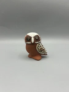 Susana Espinosa Terracotta Owl Figurine Art Studio Puerto Rico - Picture 1 of 5