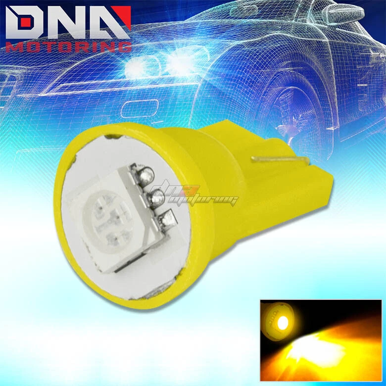 1SMD 1 5050 SMD LED T10 W5W 194 168 ÁMBAR BRILLANTE INTERIOR CÚPULA CUÑA BOMBILLA Foto 1 de 1