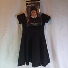 Wednesday Addams Little Girl Costume With Wig Size 6 Dress