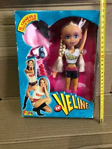 FARO TOYS doll LE VELINE VELINA ELENA BAROLO STRIPS THE NEWS 2002 NEW - Picture 1 of 5