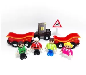 Wooden Train Track Magnetic Xmas Christmas Santa Set Fit Brio Bigjigs Thomas IKE - Picture 1 of 22