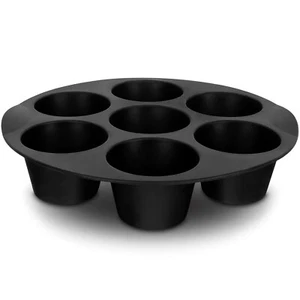 Air Fryer Silicone Cupcake Pan - 3.5-5.8l Air Fryer Egg Bites Mold Nonstick Muff - Picture 1 of 9
