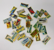 34 x Brooke Bond Tea Card Set - Transport Through The Ages & Tropical Birds