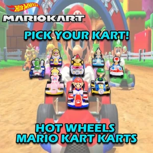 Hot Wheels Mario Kart Die Cast Choose Your Car Brand New & Sealed - Picture 1 of 45