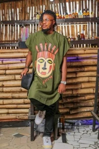 Unisex  African print dress -Oruku  label  - Picture 1 of 4