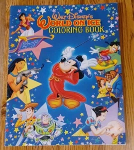 Vintage 1990's Walt Disney's World on Ice Coloring Book - Picture 1 of 3