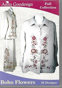Anita Goodesign Full Collection - Boho Flowers (CD-ROM) - Picture 1 of 2