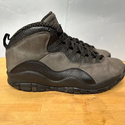 Nike Air Jordan 10 Retro Shadow 2018 para hombre 310805-002 gris oscuro negro talla 9 Foto 1 de 4