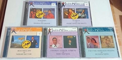JACKIE WILSON-10CD(20 ALBUMS) COLLECTION-WHISPERS/HIGHER AND HIGHER, HE'S SO FIN Foto 1 de 4