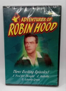 The Adventures of Robin Hood (New Sealed DVD) 3 Episodes Starring Richard Greene - Bild 1 von 2