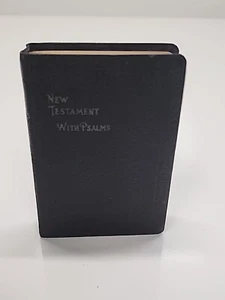 NEW TESTAMENT WITH PSALMS World Syndicate Publishing Pocket Bible 1930's  KJV - Picture 1 of 13