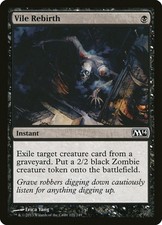 Magic the Gathering (mtg): M14: Vile Rebirth  (x 4)