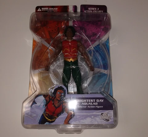 DC Direct Brighest Day Series 3 AQUALAD 7" Action Figure MOSC MOC Cover