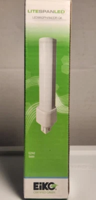 EIKO® LitespanLED® LED9W2PH/840DR-G6 Direct Fit LED 9 W, Bi-Pin G24D/GX24D *NOS - Bild 1 von 4