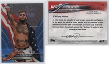 2018 Topps Chrome UFC Blue Wave Refractor /75 Cody Garbrandt #82
