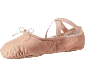Bloch Mujer Prolite 2 Híbrido Cuero Rosa Cruzado Sin Cordones Ballet Pisos 6C - Imagen 1 de 6