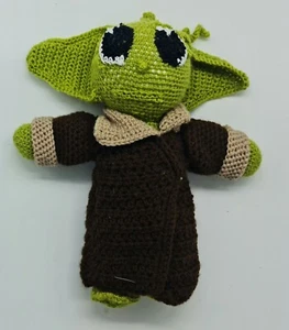 Amigurumi Yoda Star Wars gehäkelt Geschenk Handarbeit Handmade Kuscheltier DIY - Picture 1 of 2