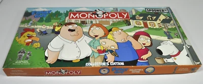 Family Guy Monopoly Board Game Collectors Edition 2006 with Eight Pewter Tokens - Image 1 of 4