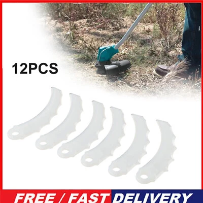 12x Plastic Blades Graden Blades Makita 198426-9 For Grass Trimmer Lawn Trimmer - Image 1 of 4