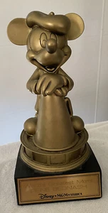 Disney Mickey Mouse MGM “worlds Best Mom” Statue Trophy Award, 11” Preowned - Picture 1 of 7
