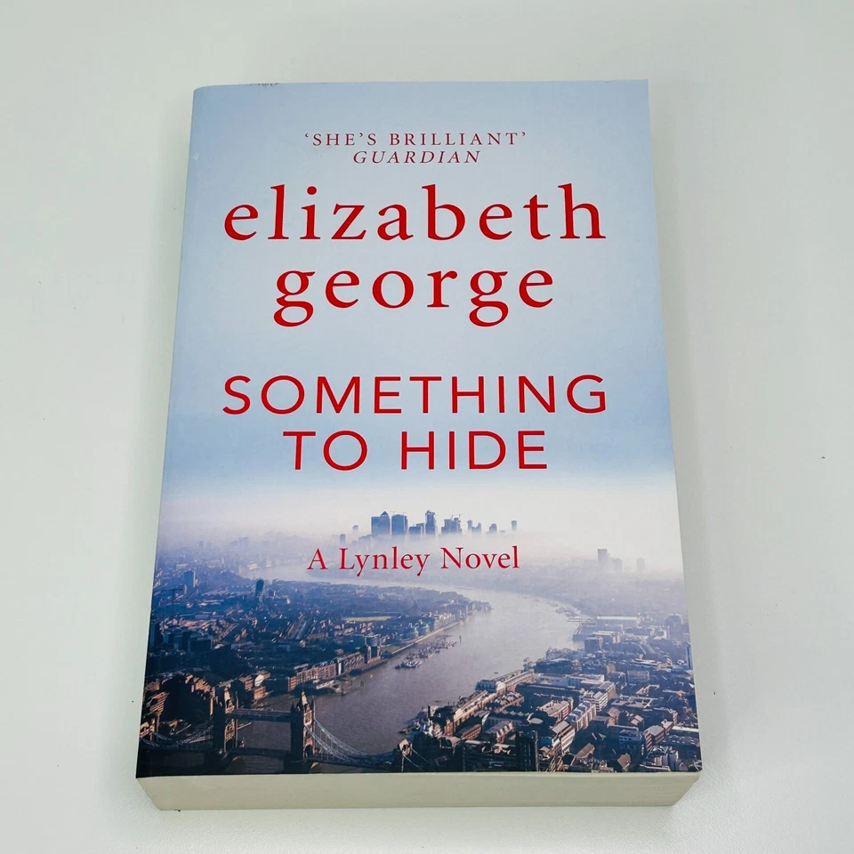 Something To Hide by Elizabeth George Paperback Book Inspector Linley #21 Crime - image 1 of 4