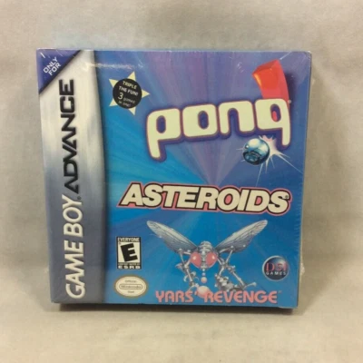 Asteroids/Pong/Yar's Revenge (Nintendo Game Boy Advance GBA) Brand New Sealed - Image 1 of 4