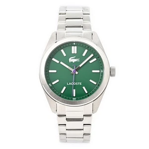 LACOSTE 2011354 MONCEAU Quartz Analog Green Silver - Picture 1 of 6