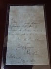  1834 letter signed Robert Peel on laid paper
