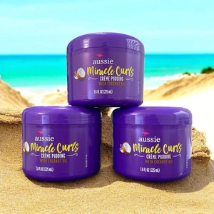 3 Aussie Miracle Curls  Creme Pudding With Coconut Oil 7.6 Oz discontinued - Picture 1 of 3
