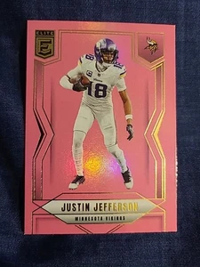 2025 Panini Donruss Elite - Justin Jefferson #45 Pink Ink - Picture 1 of 2