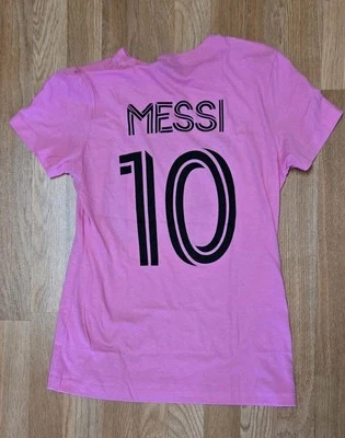 Camisa feminina Lionel Messi Inter Miami CF #10 tamanho médio  - Imagem 1 de 3
