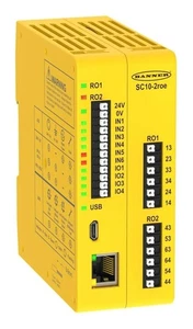 Banner SC10-2roe P/N 806222 ISD Safety Controller 10 Inputs 2 Relay Outputs - Picture 1 of 4
