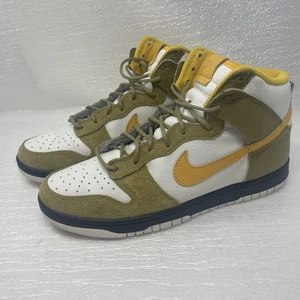 Nike Dunk High Nike By You NBY Talla 10 FV5511-900 - Cuero Trigo Dorado - Imagen 1 de 9