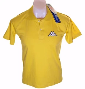 New Authentic Boy's Youths Children's Kappa Herkimer Polo Shirt New Lemon Yellow - Picture 1 of 3