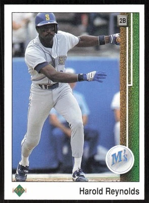 1989 Upper Deck #249 Harold Reynolds   - FREE SHIPPING - Image 1 of 2