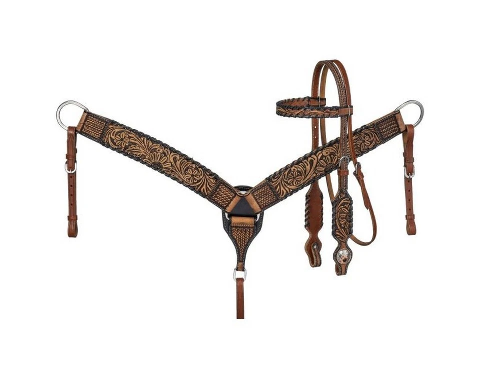 Juego de cabecera Silver Royal Western encaje girasol multicolor 45-8130 Foto 1 de 1