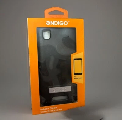 Estuche Ondigo Intacto con Soporte para ZTE Boost Max+ - Negro  Foto 1 de 2