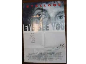 Póster I See You - Sylvester Stallone autografiado sin certificado de autenticidad 27 x 40 buen estado - Imagen 1 de 7